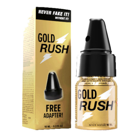 Gold Rush Poppers 10ml com Adaptador