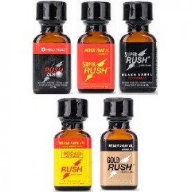 Pack 5 Poppers Rush XL Surtidos