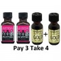 Poppers Pack 2 Amsterdam XL + 2 Original Gold 3 + 1