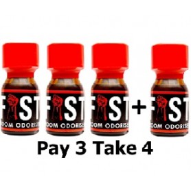 Pacote Poppers Mini Fist 3 + 1