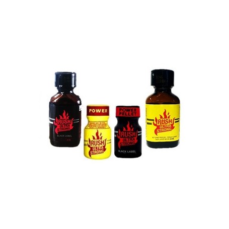 Pack 4 Poppers Ultra Strong Surtido 2+2